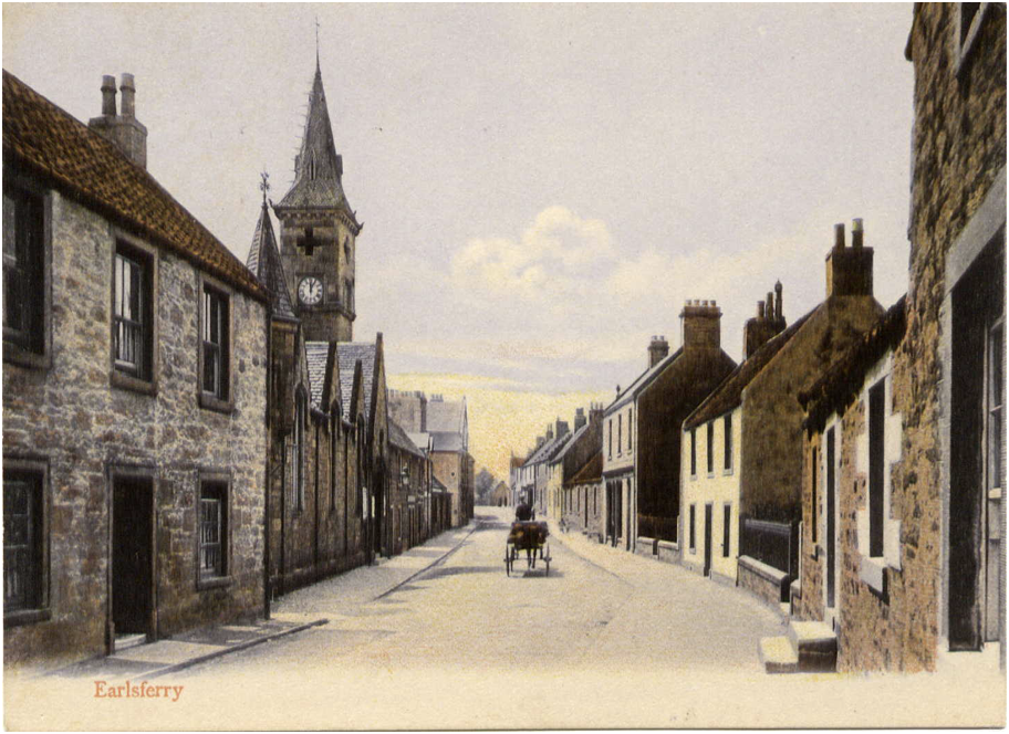 Earlsferry High Street looking west c 1900